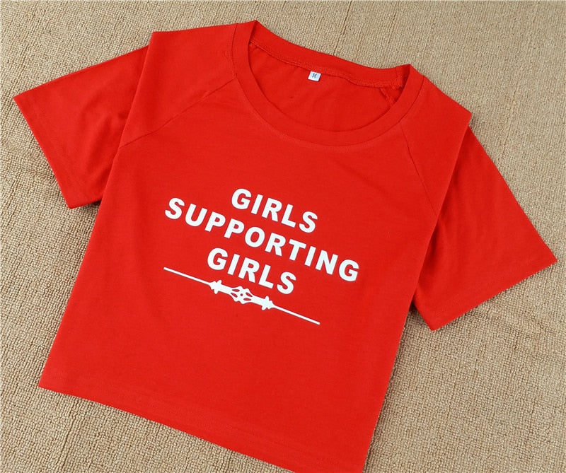 Girls Support Girls Crop