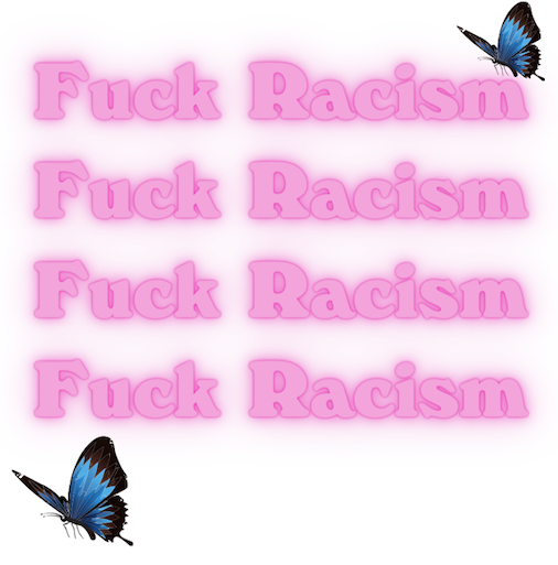 "Fuck Racism" Graphic Tee (White)
